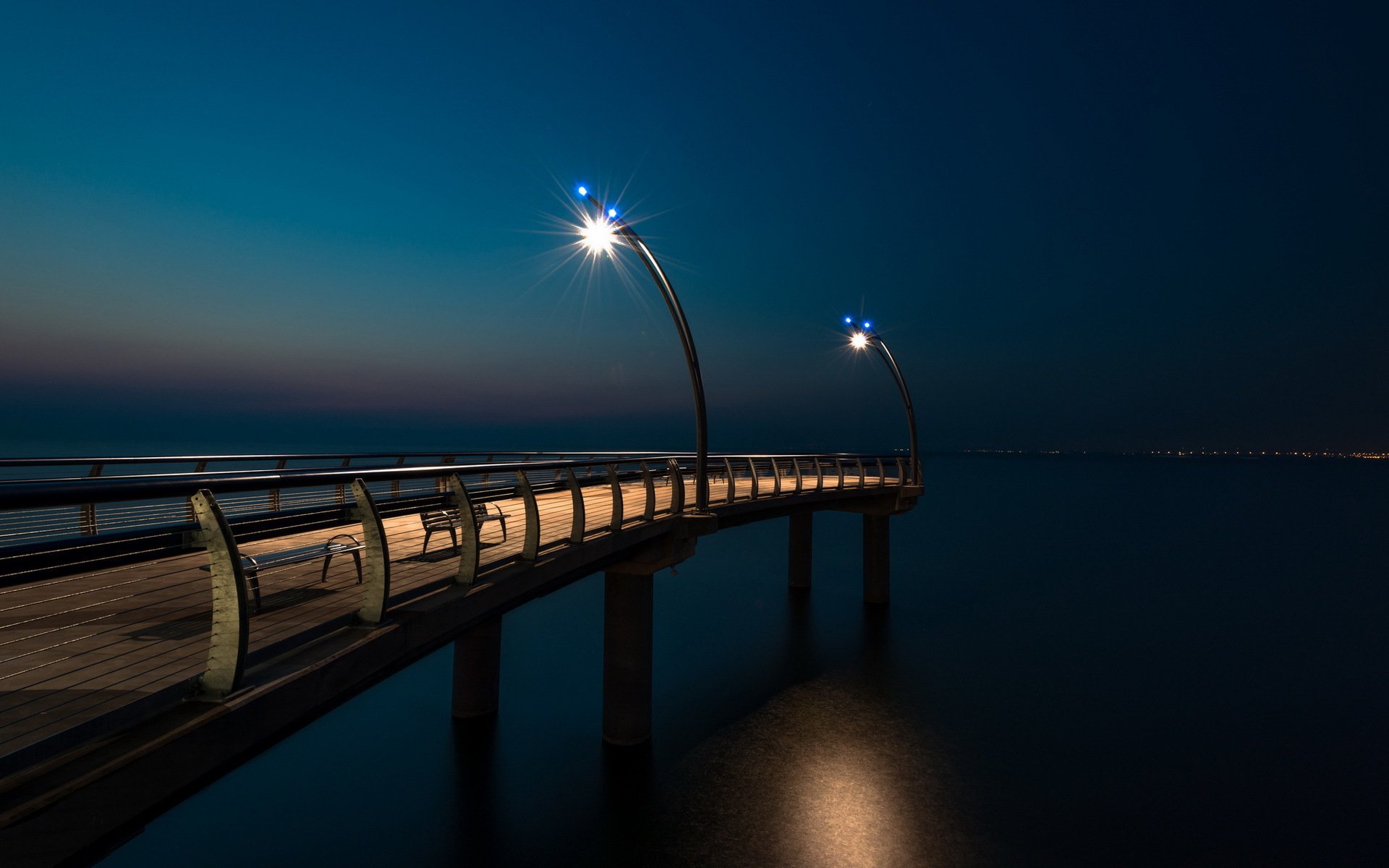 brücke lichter nacht