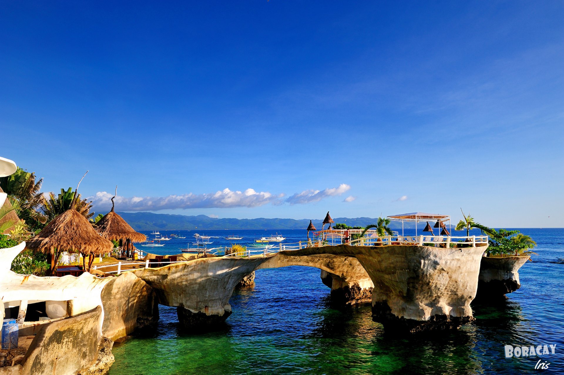 meer insel resort erholung brücke häuser