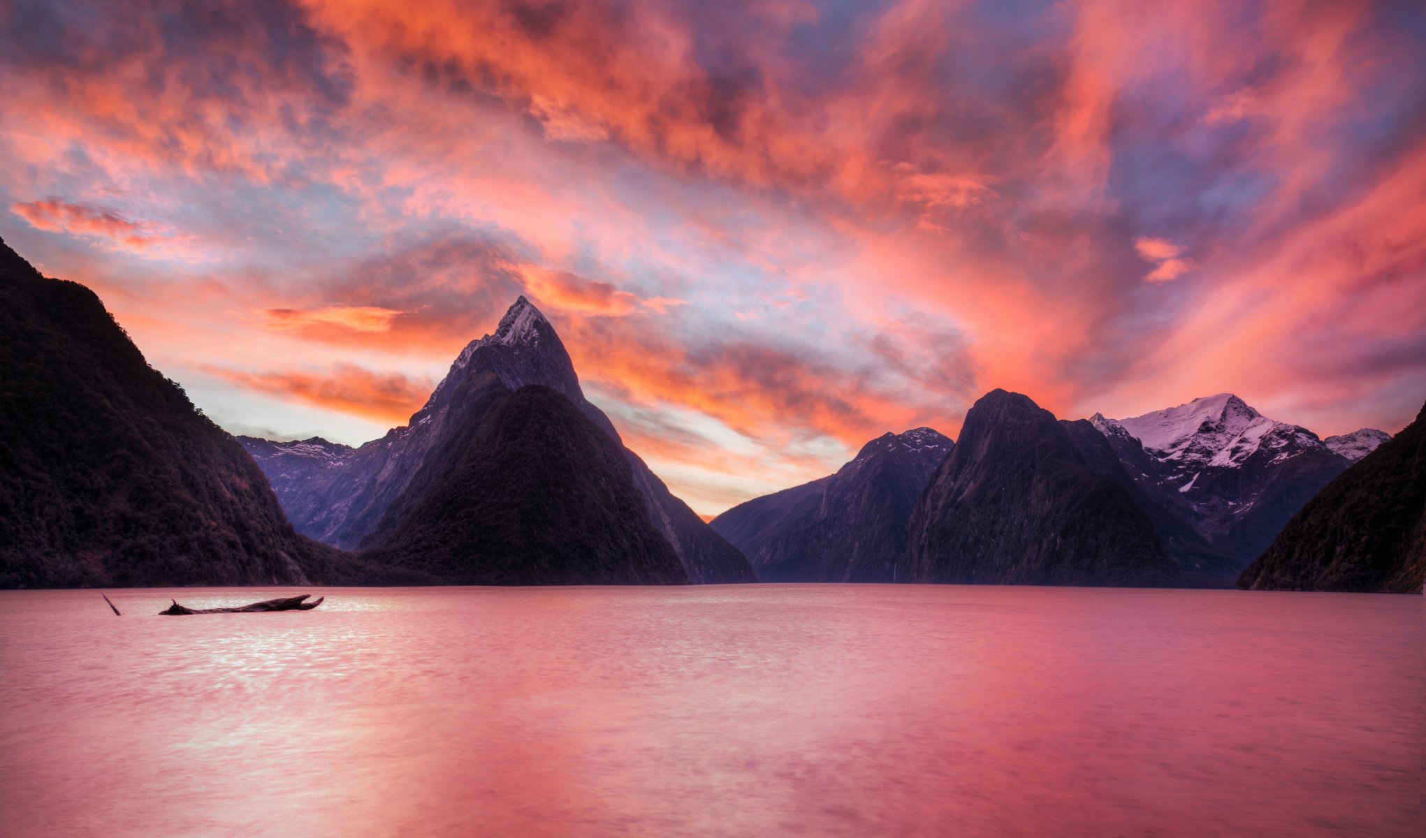 neuseeland südinsel milford sound fjord piopiotahi