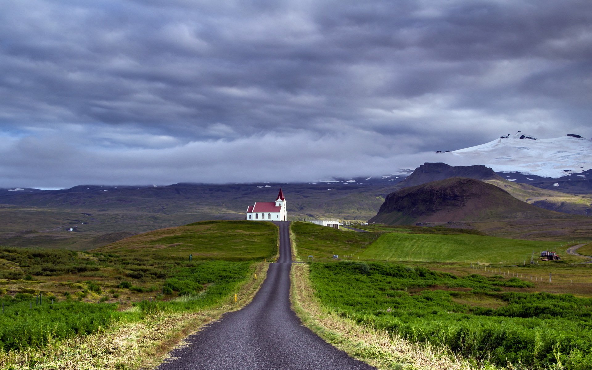 the field road temple landscape