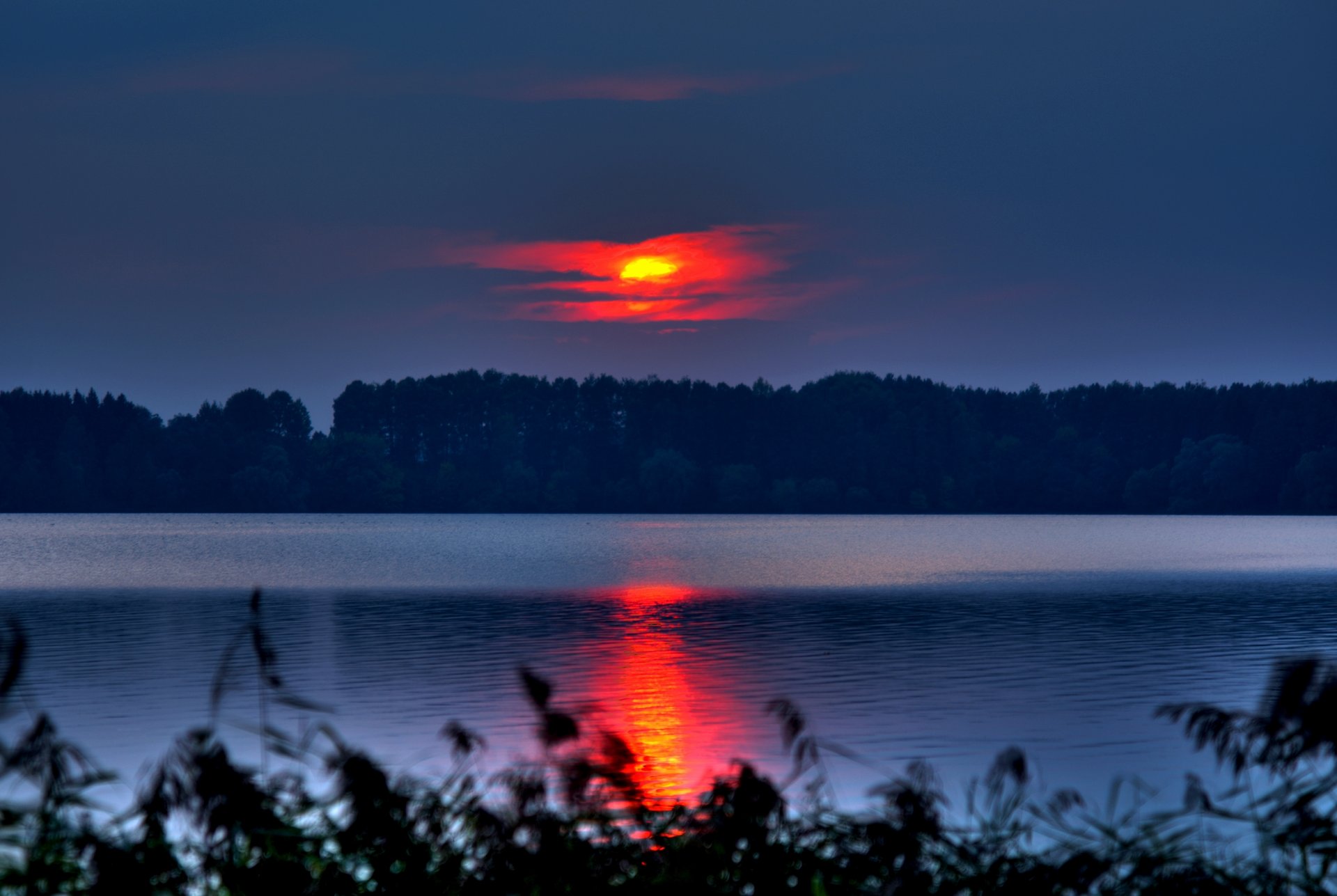 natur bäume laub sonne himmel wolken sonnenuntergang