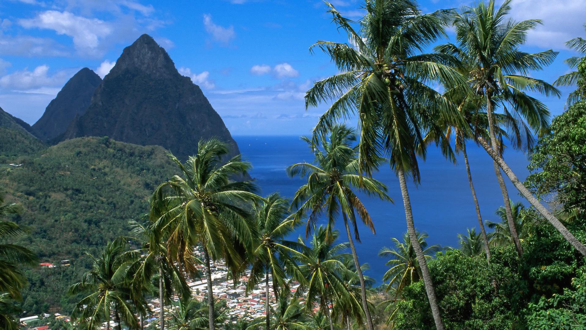 oufriere mountain piton caribbean soufriere and the pitons st-lucia west indie