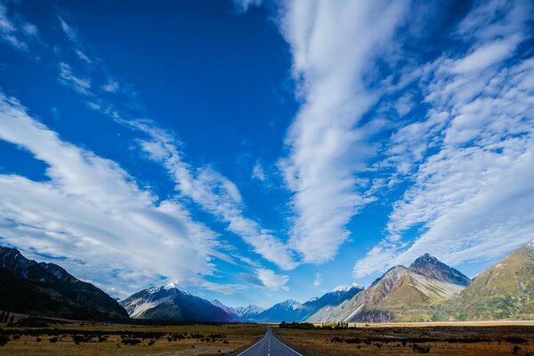 Route des hautes montagnes