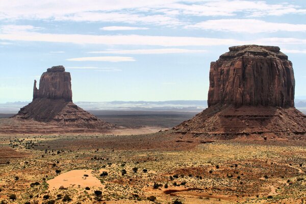 Monument Valley in der Wüste von Utah