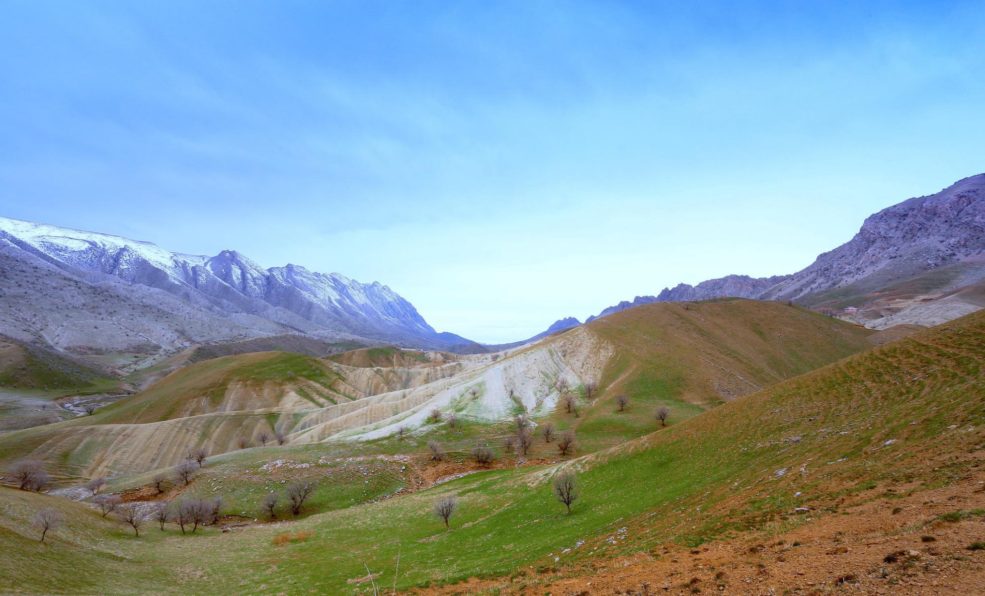 berge hügel frühling