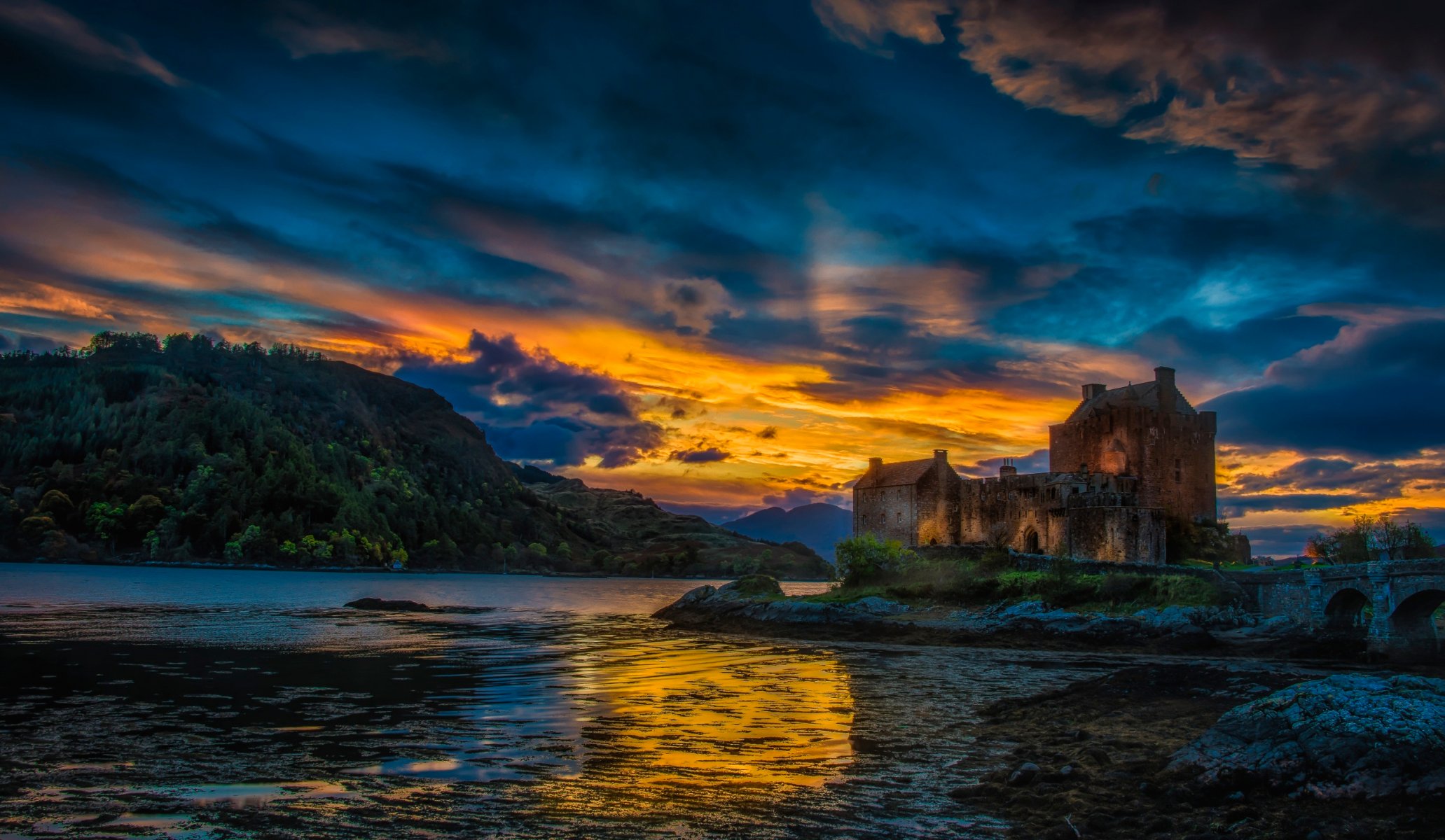 fortezza castello tramonto