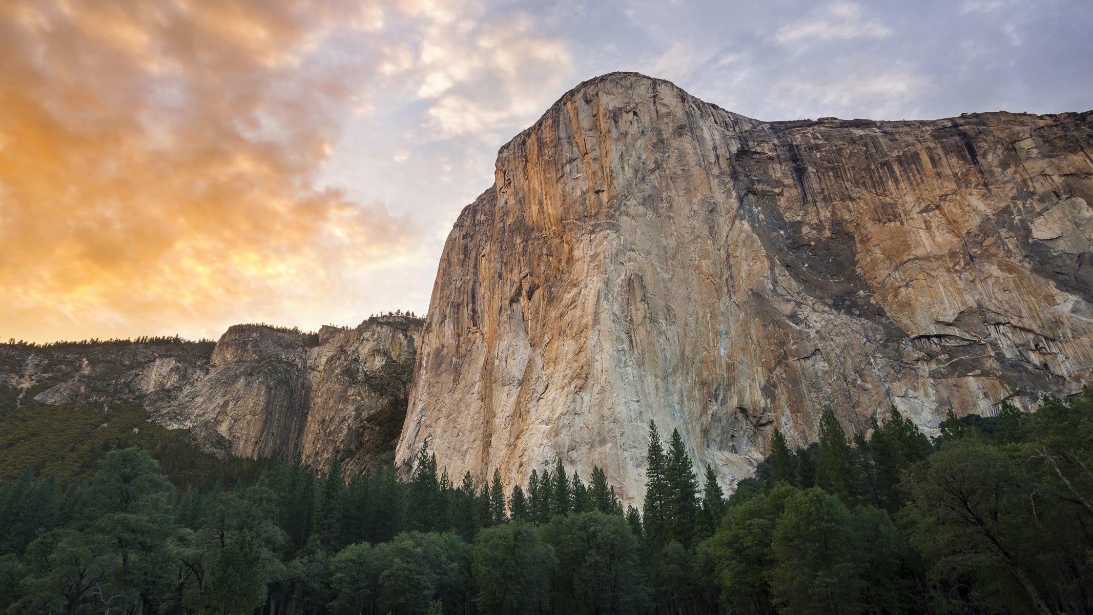 yosemite manzana mac montañas
