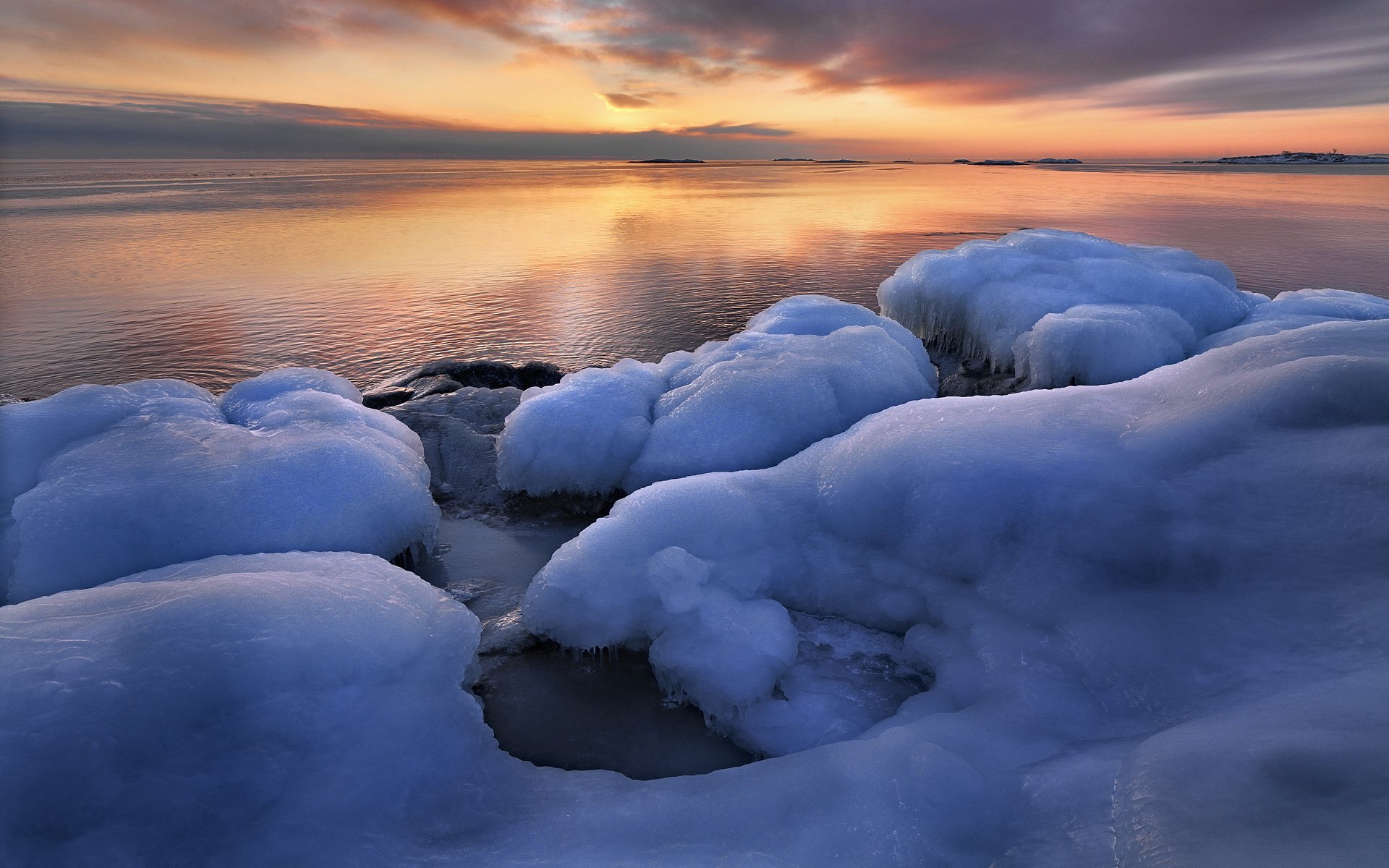 grisslehamn uppland svezia inverno alba