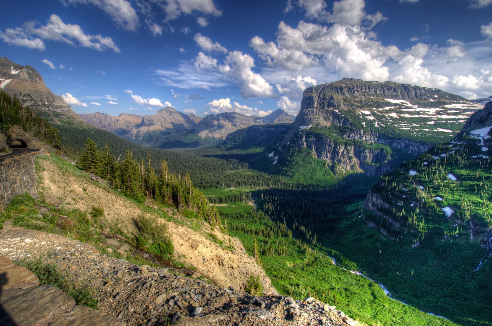 estados unidos paisaje glaciar montana cañón carácter