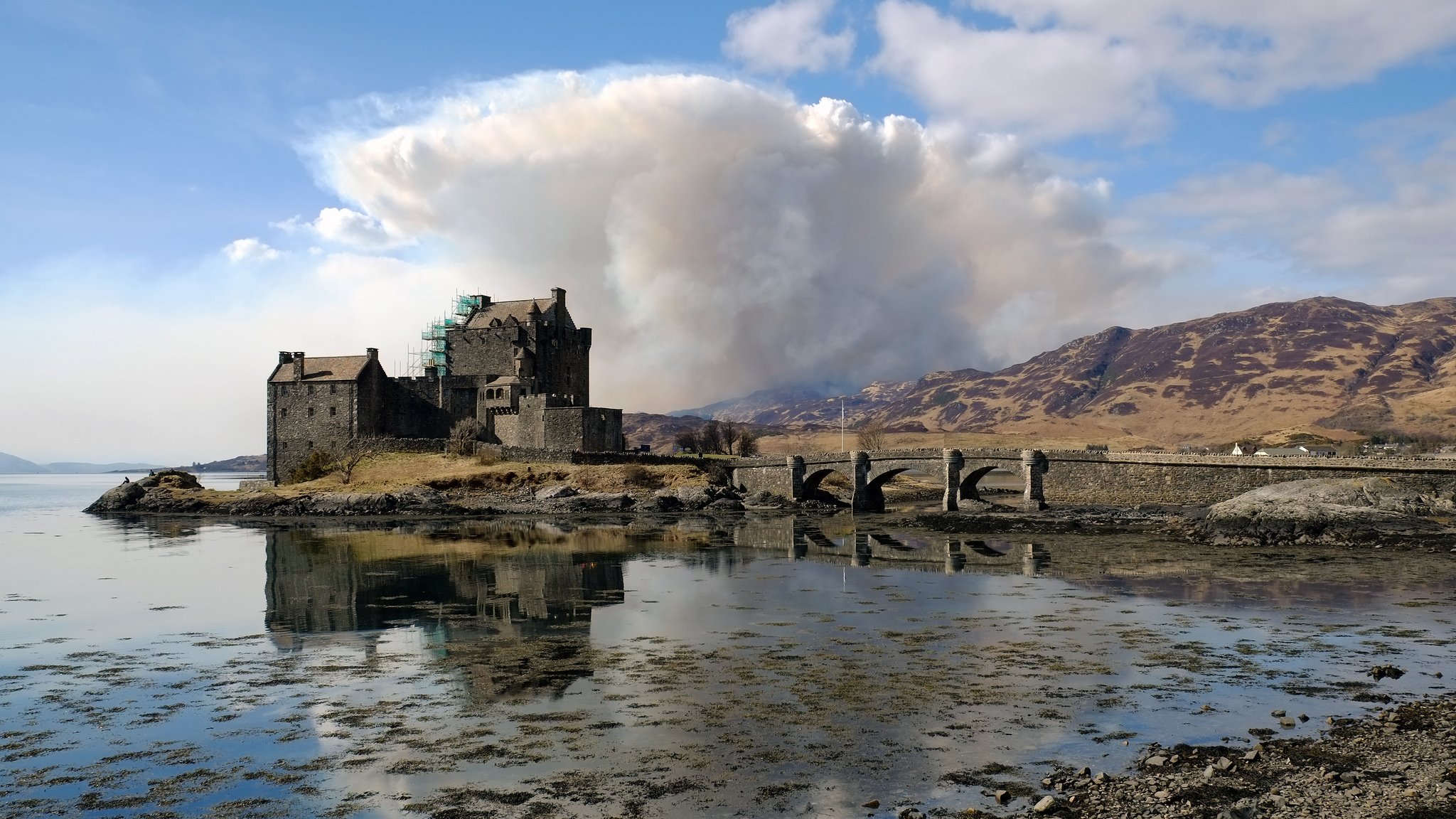 scozia dornie castello ponte paesaggio