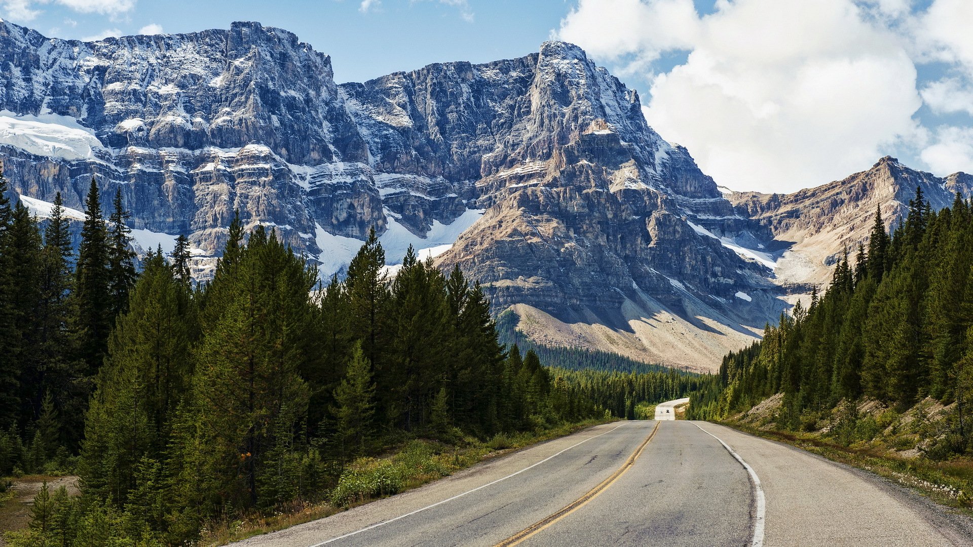 carretera montaña paisaje