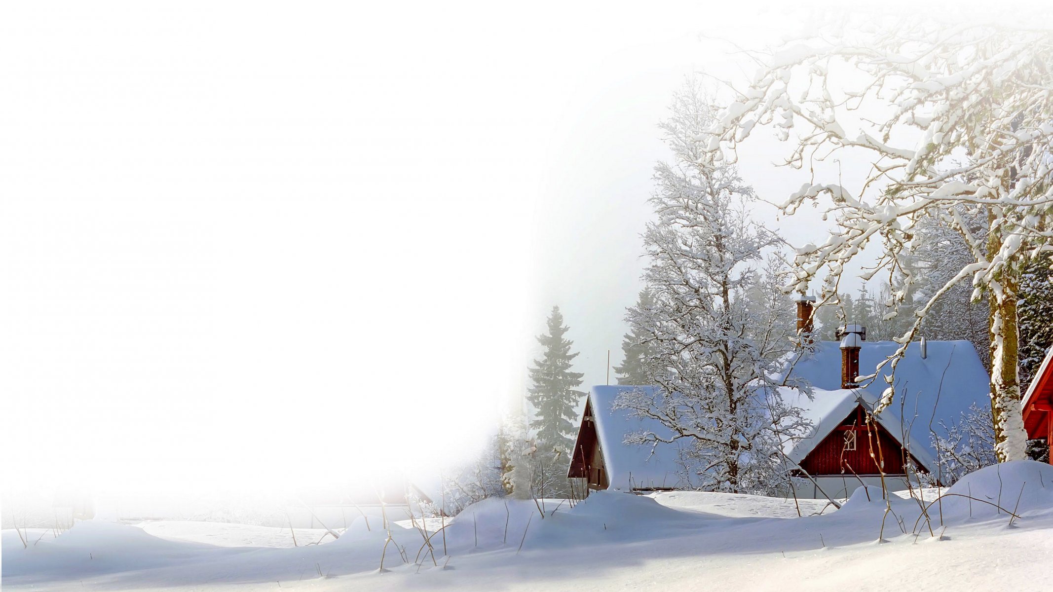 natura casa inverno neve cielo paesaggio inverno bianco fresco bello
