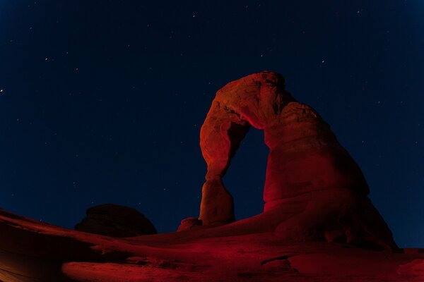 Night Canyon in the National Park