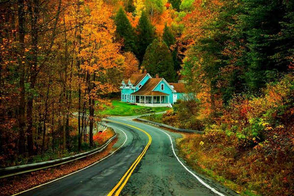 Autunno in una casa accogliente