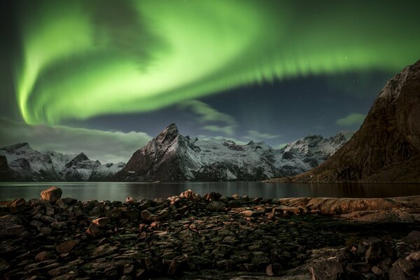 Norwegens Inseln und die Nordlichter