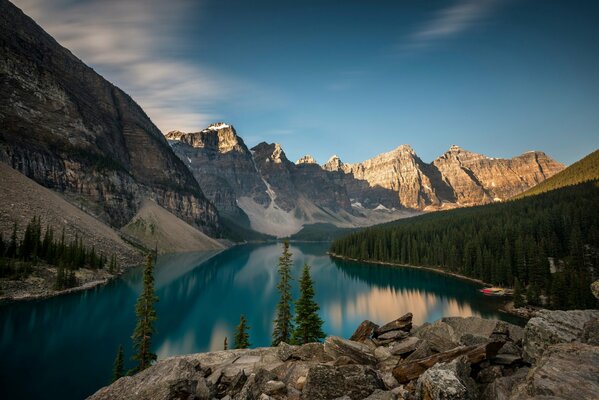 Bellissimo lago in Canada