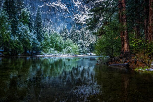 Winter fairy tale in the National Park
