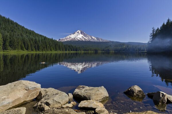 Lake view in Oregon